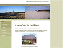 Tablet Screenshot of barth-ferienwohnung.de